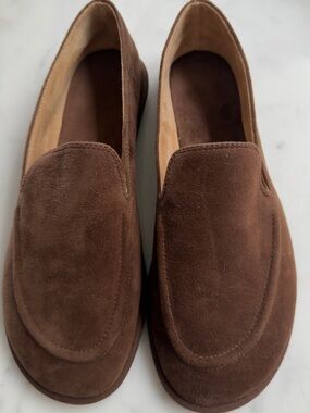 Men's Brown Suede Slip-On Loafers